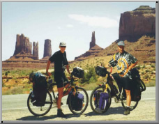 Cycling through the awesome, haunting landscapes of Monument Valley, Arizona USA is surely one of the biggest highlights in a cyclist's lifetime!